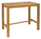 Wooden Rectangular Poseur Table for outdoor