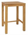 Wooden Square Poseur High Table for outdoor