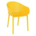 Avril polypropyle chair yellow pvc chair