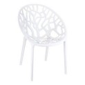 Crystelle plastic chair White