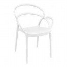 Maye plastic moulded chair White