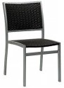 Black Stacking Sidechair