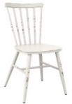 Vagas White Outdoor Side Chair