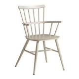 Vagas Vintage White Outdoor Armchair Chair