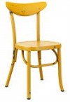 Dina Stacking Yellow Retro Outdoor Chair