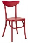 Dina Stacking Red Retro Outdoor Chair