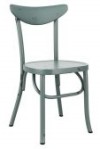 Dina Stacking Light Blue Retro Outdoor Chair