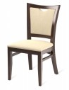 Tampa Side chair black frame black faux leather