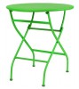Folding Outdoor Table Bright Green