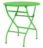 Folding Outdoor Table Bright Green