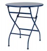 Folding Outdoor Table Dark Blue