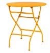 Folding Outdoor Table Orange