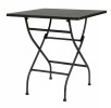 Square Folding Outdoor Table Black