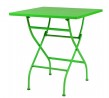 Square Folding Outdoor Table Bright Green