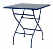 Square Folding Outdoor Table Dark Blue