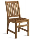 Sturdy Acacia Outdoor Side Chair