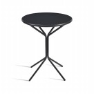 Origami Black Round Outdoor Dining Table