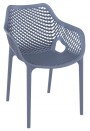 Summer Outdoor Arm Chair Grey Anthracite