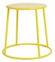 Industrial Aluminium Low Stool Yellow