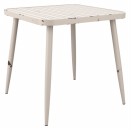 Dainty Aluminium Cafe Square DiningTable Black