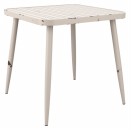 Dainty Aluminium Cafe Square DiningTable Black