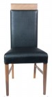 Arizona Black Faux Leather Restaurant Chair