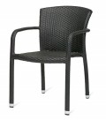 Biarritz Black Stacking Armchair